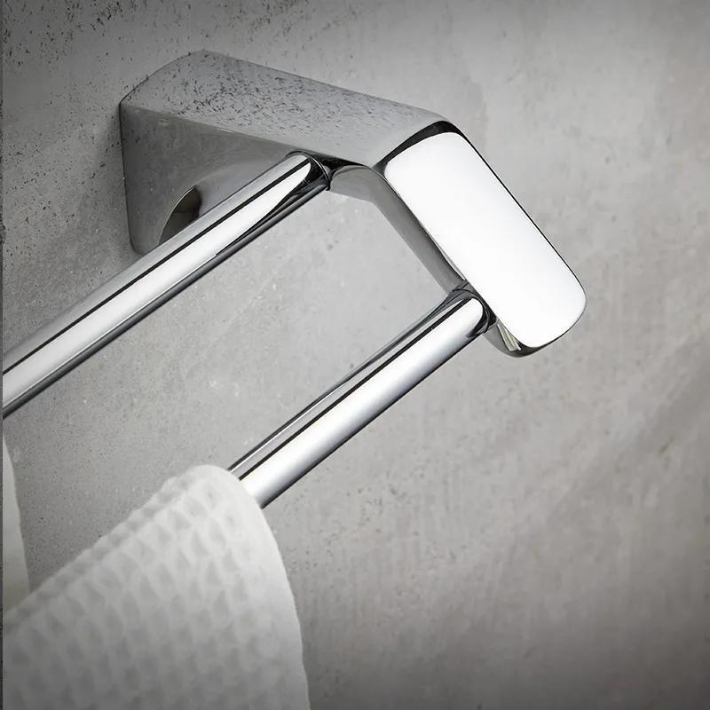 304 Stainless Steel Bathroom Hardware Chrome Towel Storage Rack ,Corner Shelf,Toilet Brush,Paper Holder Bathroom Accessories