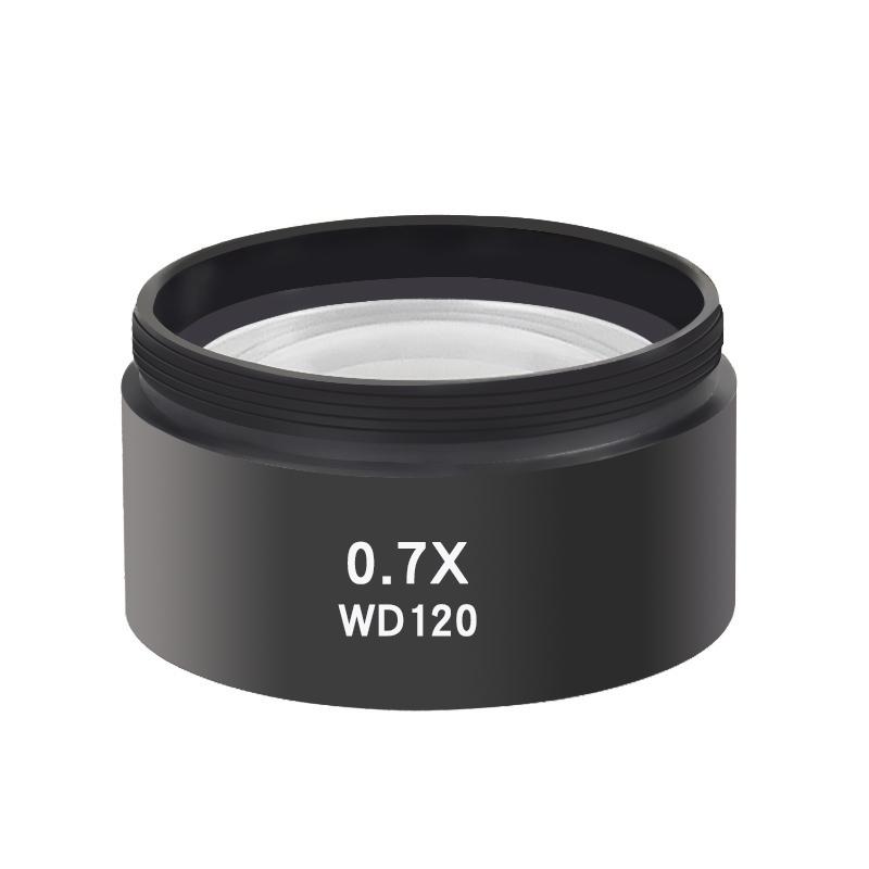 WD165 0.5X WD120 0.7X Trinokularmikroskop Barlow-Objektiv Zoom Stereomikroskop Kamera Hilfsobjektiv