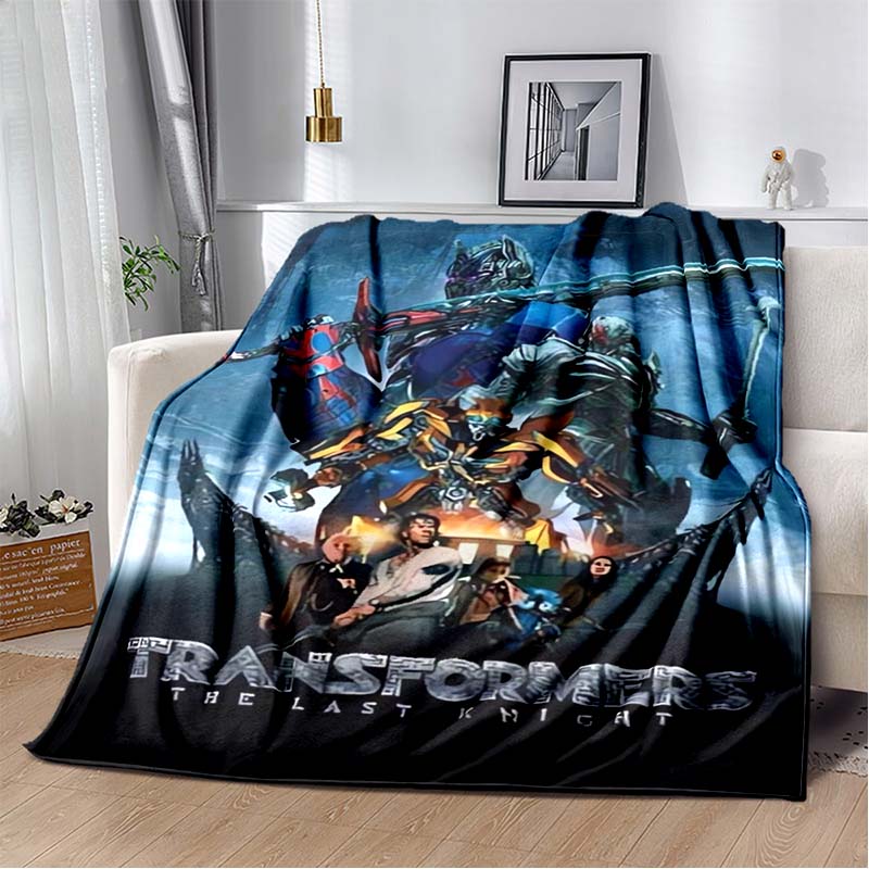 Cartoon T-Transformers Autobots Soft Flannel Blanket for Beds Bedroom Sofa Picnic,Throw Blanket for Cover Outdoor Leisure Gift