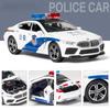 Scale 1:32 M8 Police Car Model Toy Metal Diecast Pull Back 110 Simulation Vehicle Models Doors Opened Boys Collection Gifts