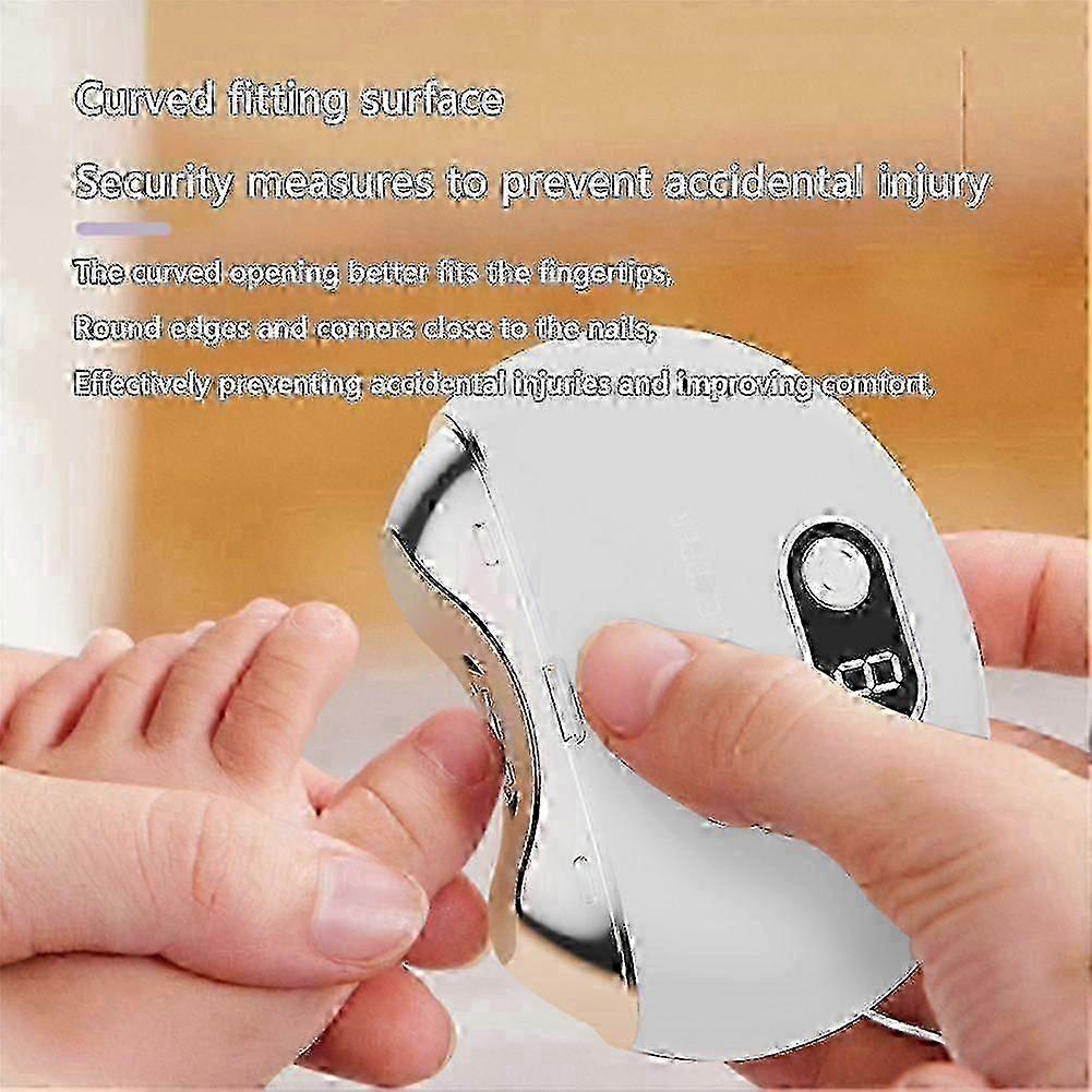Electric Nail Clipper for Thick Nails, USB Rechargeable Professional Trimmer and Cutter