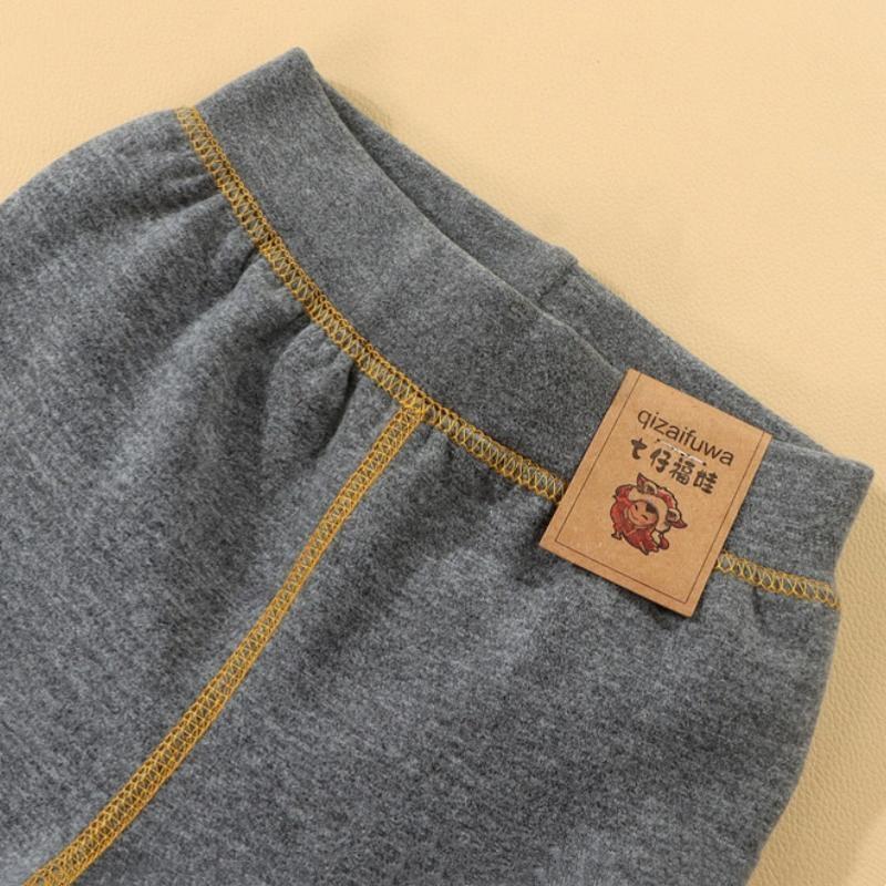 Children's Autumn Pants Thickened Warm Boys Girls Trousers Kids Winter Student Cotton Bottoming Pants Teenager Clothing