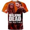 Movie The Walking Dead Graphic T Shirt Men's Clothes Horror 3D Printed Fashion Tees O-Neck T-shirt Harajuku Summer Unisex Tops