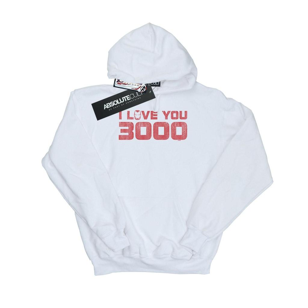 Marvel Damen/Damen Avengers Endgame Ich liebe dich 3000 Used Look Hoodie
