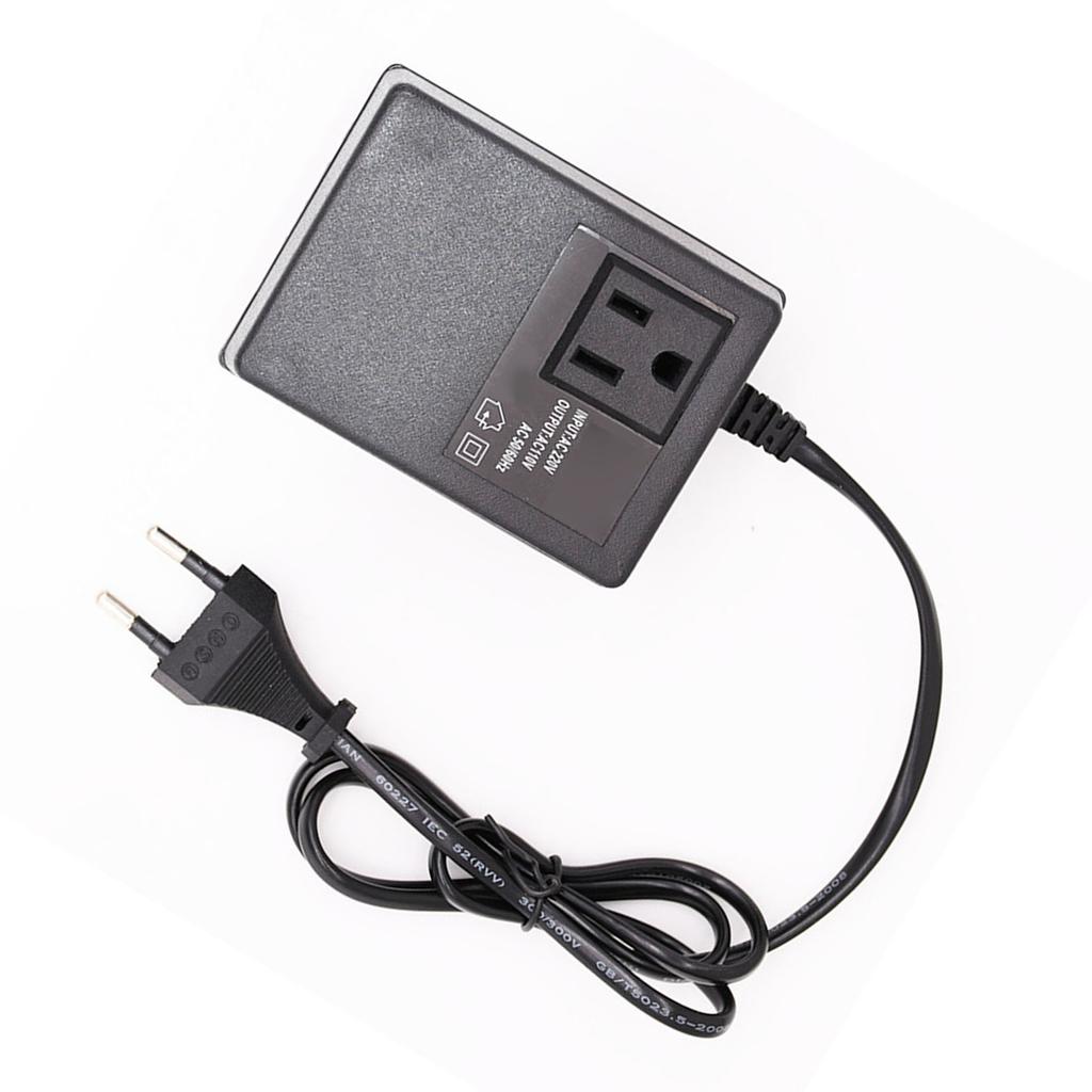 Leistungswandler-Adapter 200W 2 Rundstiftstecker Internationaler Reiseadapter Spannungswandler
