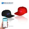 Bluetooth LED Light-Up Hat with English Display - Customizable Text Via Mobile App for Festivals and Performances
