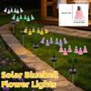Realistic 6 Heads LED Simulated Light Auto On Off Bellflower Landscape Lamp Outdoor