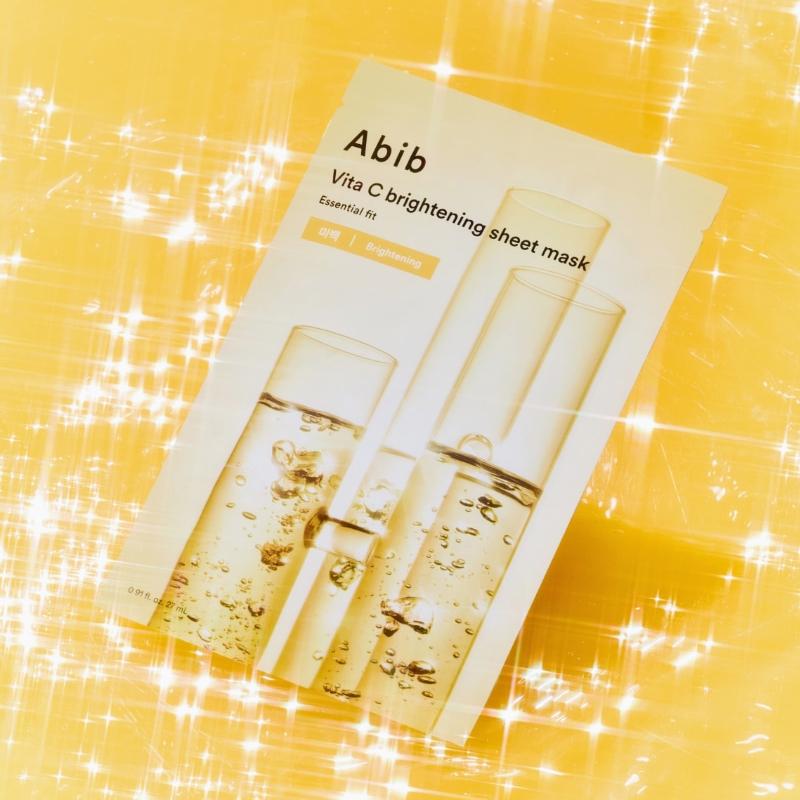 ABIB Vita C Brightening Sheet Mask Essential Fit 27ml