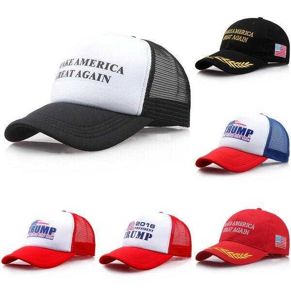 Printing Letter Hat Donald Trump Republican Adjustable Mesh Cap Fashion Gift