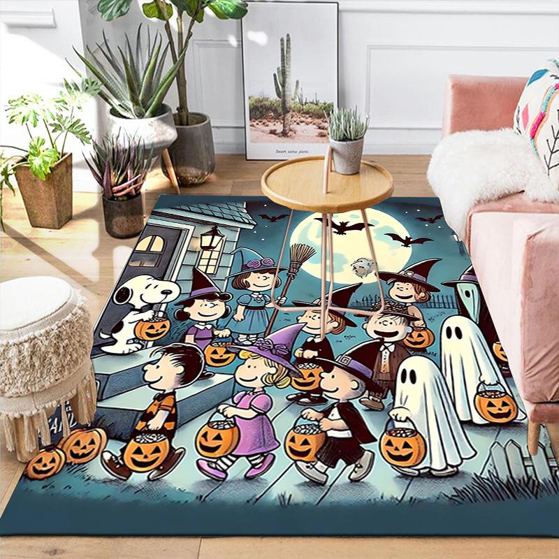 1Pc Nightmare Before Christmas Rug Office Carpet Indoor Outdoor Doormat Nonslip Soft And Comfortable Living Room Christmas Halloween Gift D91892