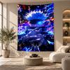 Decorative Tapestry,Gojo Satoru Printed Wall Art, Lightweight Wall Hanging For Bedroom Background