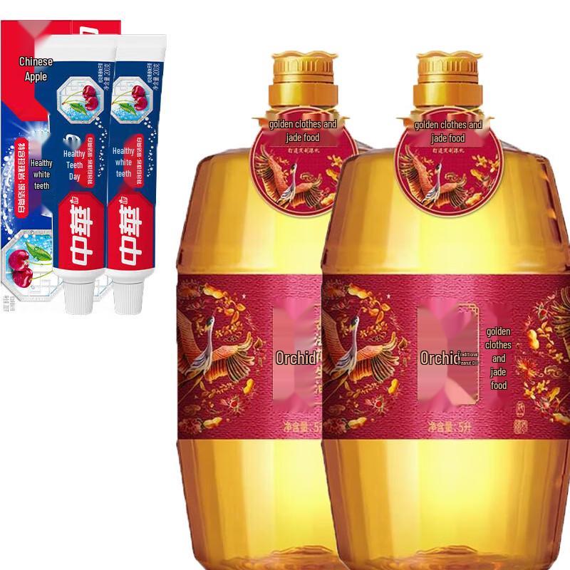 Zhonghua Toothpaste & Hujihua Peanut Oil Family Bundle