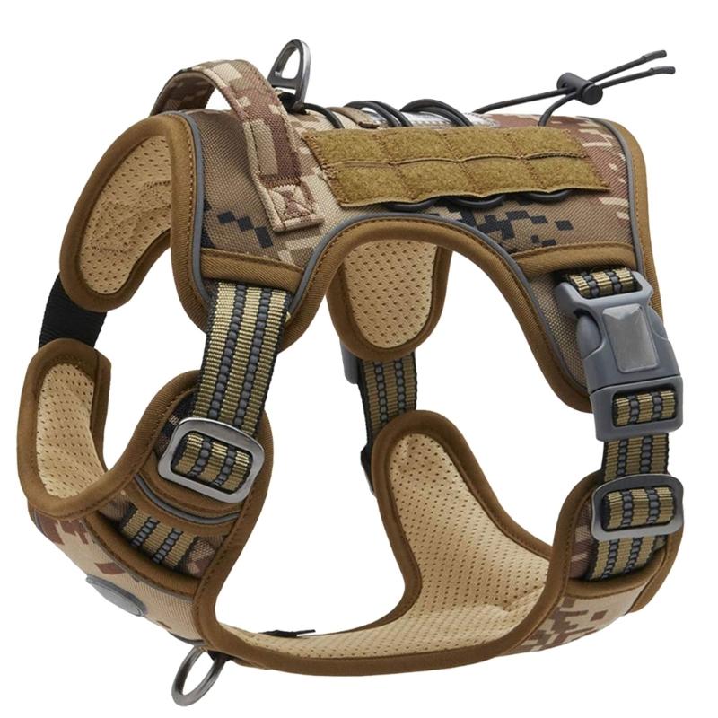 Dog Vest Adjustable Training Harness for Training Walking Belt for Large Medium Small Dogs Rope Multicolored