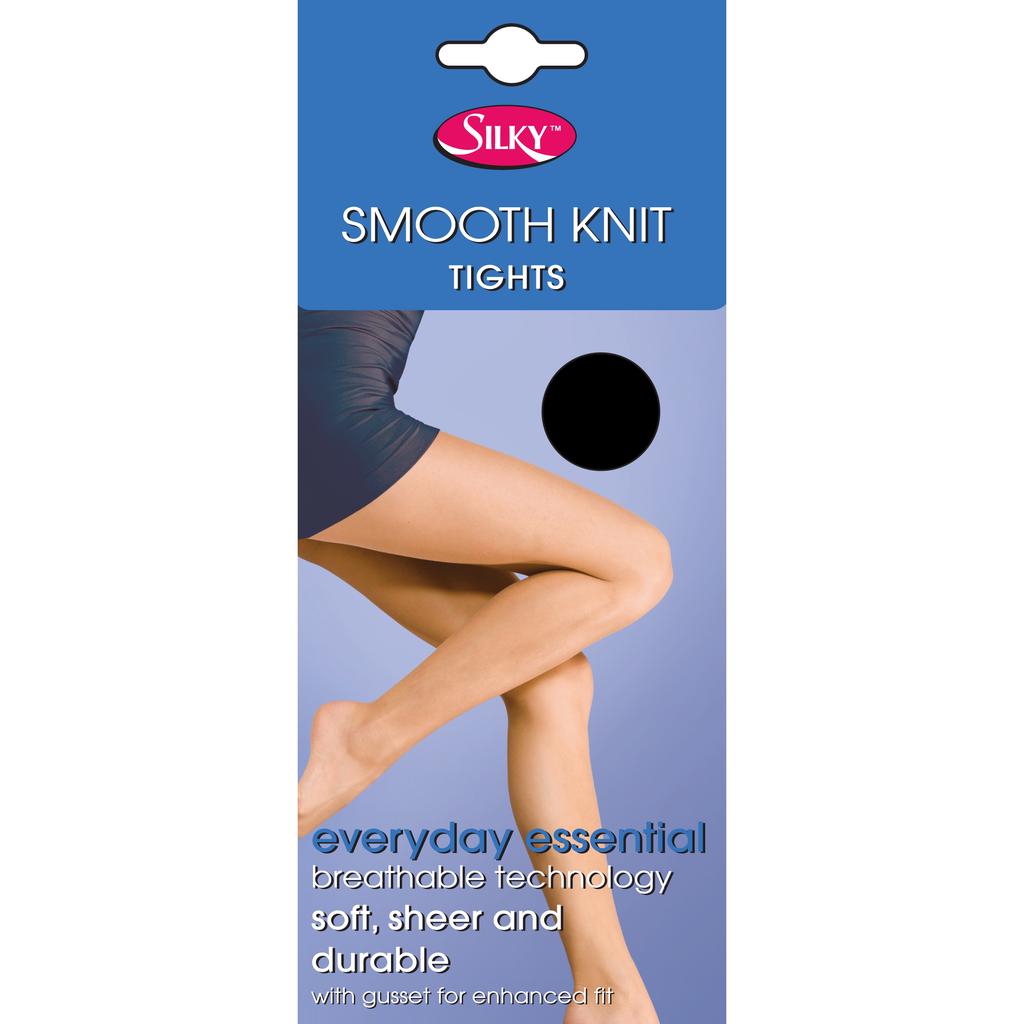 Silky Glattgestrickte Strumpfhosen für Damen (1 Paar)