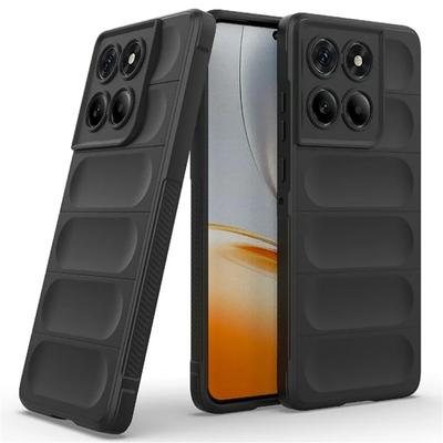WANLONFENG HD Série Pro Motorola Edge 60 Fusion 5G TPU Pouzdro Protiskluzový Kryt na Telefon s Fólií z Tvrzeného Skla