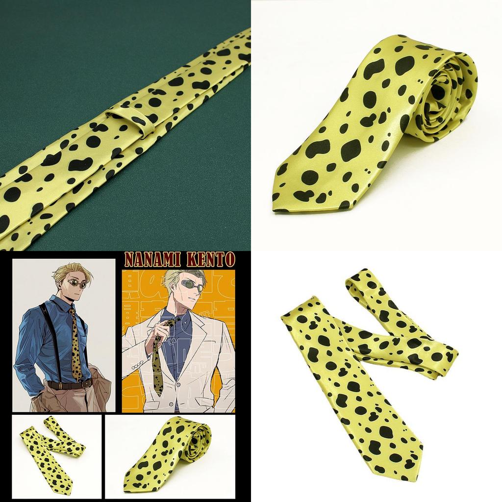 Nanami Jujutsu Kaisen Sidenband Premium Material Vintage Design För Herrkostymtillbehör