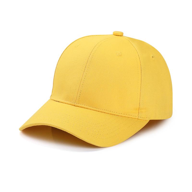 High-end Pure Cotton Baseball Cap Korean Version Men's and Women's Embroidered Hat Baseball Cap with Brim