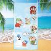 Extra Large Kids Quick Dry Bath Towel Cartoon Character Digital Print Double Sided Flannel Microfiber Beach Towel