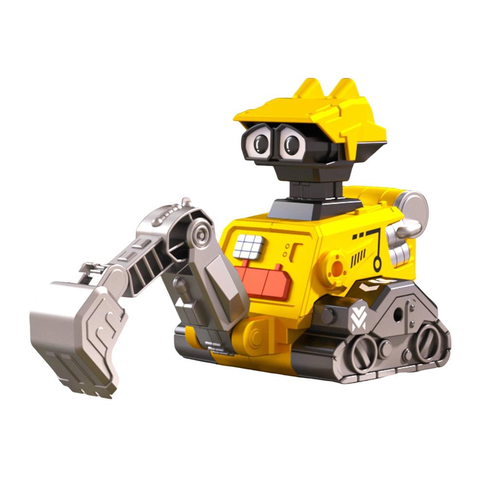 Children.s Toy Cars For Boys Aged 3, 4, 5, 6, And 7, Small Sliding Toy Cars, Reverse Excavator Robots, Children.s Birthday Gifts