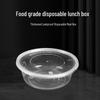 Disposable Transparent Round Takeaway Food Container