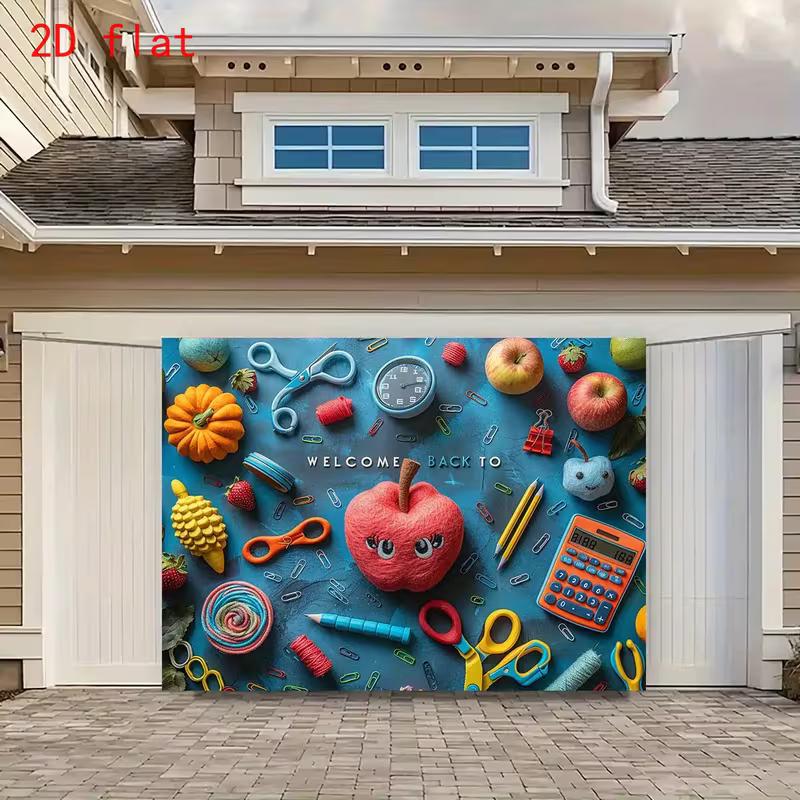 2D School Banner, Back to School Party & Live Background