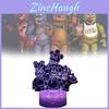 Five Nights At Freddys Zvířecí LED noční světlo s dálkovým ovládáním pro dekoraci dětského pokoje