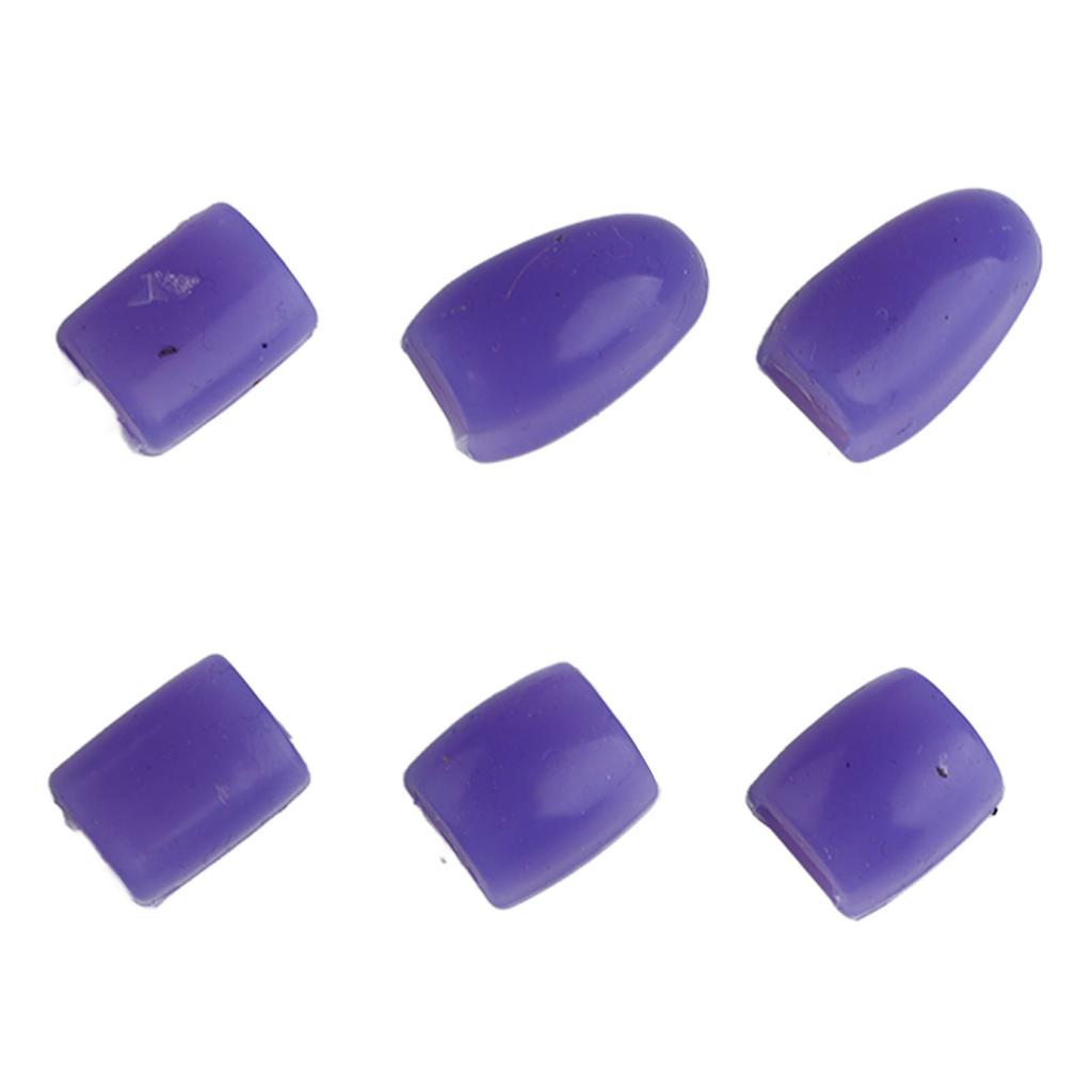 6Pcs Saxophone Key Risers Silicone Comfortable Cushioning Saxophone Finger Pad Sax Thumb Pad
