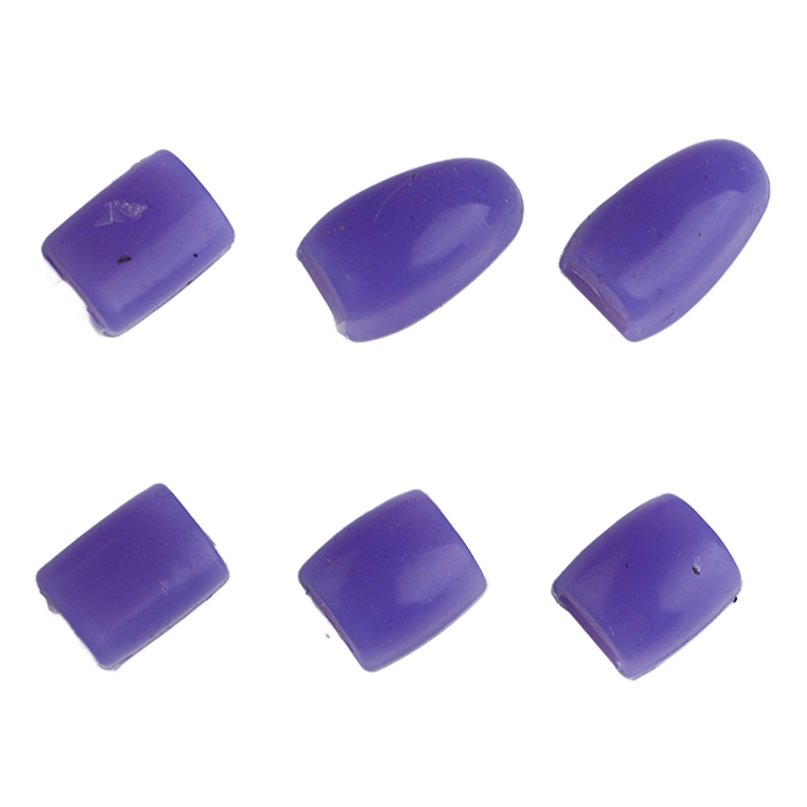6Pcs Saxophone Key Risers Silicone Comfortable Cushioning Saxophone Finger Pad Sax Thumb Pad