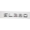 3D ABS Car Rear Trunk Badge Emblem Decals Sticker Decoration accessories for Mercedes Benz SL63 SL65 SL280 SL300 SL320 HG9