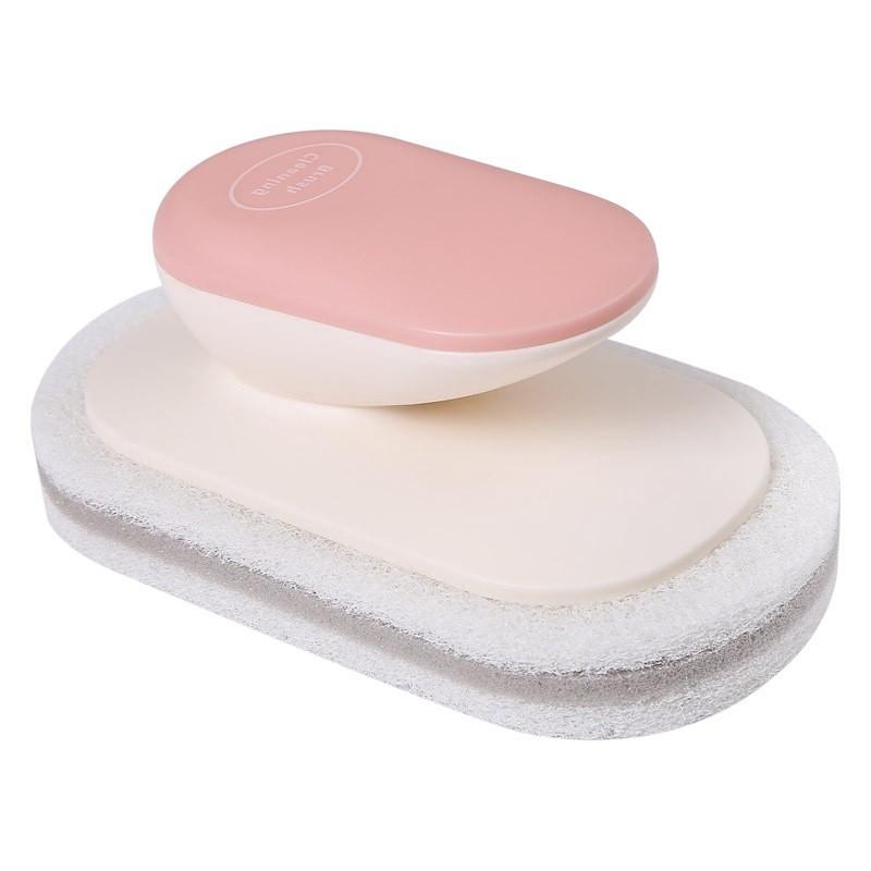 

Pot Brush With Handle For Cleaning And Scrubbing, Kitchen Cleaning Brush One Size розовый