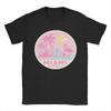 Miami Pink Travel Cotton T Shirt For Unisex Summer Vintage TShirts Breathable Novelty Tees Plus Size Hot Sale Tops