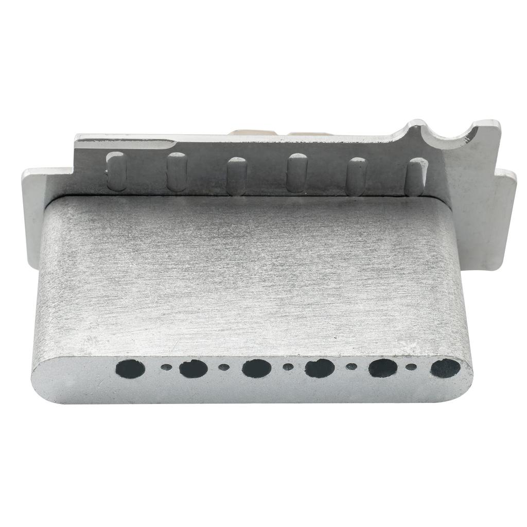 Wilkinson Einzelreiter Vollblock ST Gitarren Tremolo Einheit Brücke für Fender Strat mit 2 Chrom 10,5mm Squier/Mexican Pop-In Arm, Teile,