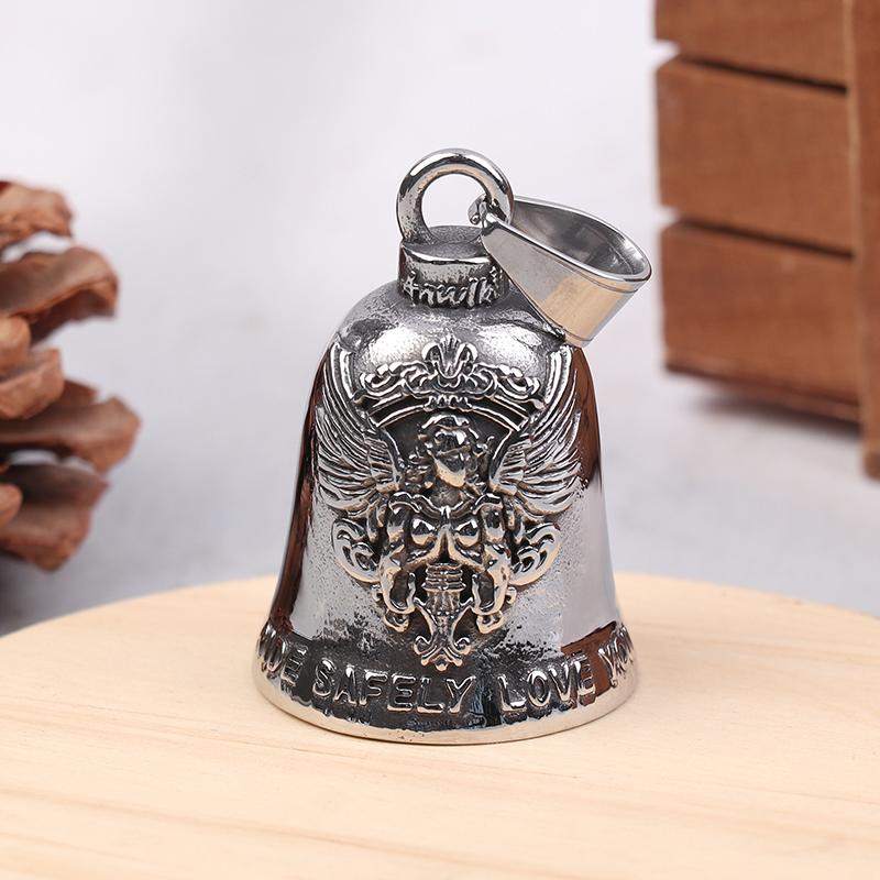 Biker Guardian Luck Riding Bell Motorcycle Gremlin Bells Motorcycle Bell Hanger