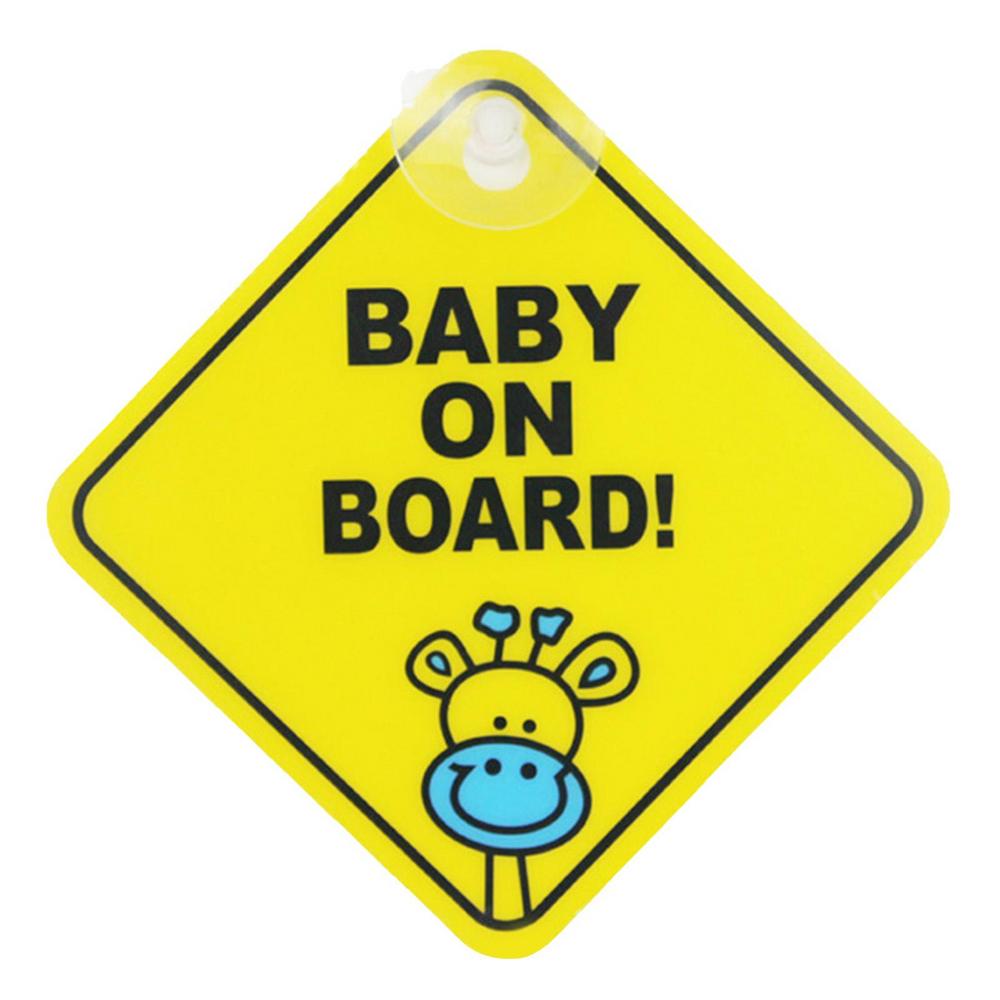 Bambino a Bordo BABY IN CAR Adesivi in PVC Riflettenti di Sicurezza Tuning Cartoni Animati Decalcomanie per Finestrino Ornamenti Personalizzati per Automobili