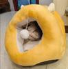 Deep Sleep Cat Bed Cartoon Pet Bed Foldable Removable Washable Pet Sleeping Bed for Small Dog Mat Bag Cave Cats Bed
