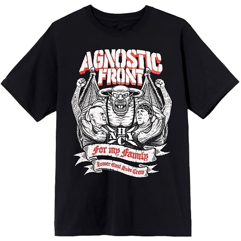 New Agnostic Front - For My Family  Christmas Gift Unisex S-5XL Shirt Unisex T-Shirt L