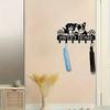 Durable Dog Shaped Wall Hook Key Organizer Easy Install Multi Purpose Home Decor Gift