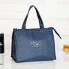 Thermal Insulated Hand Zip Handbags Food Storage Box Food Tote Cooler Bags Picnic Bag Lunch Bags