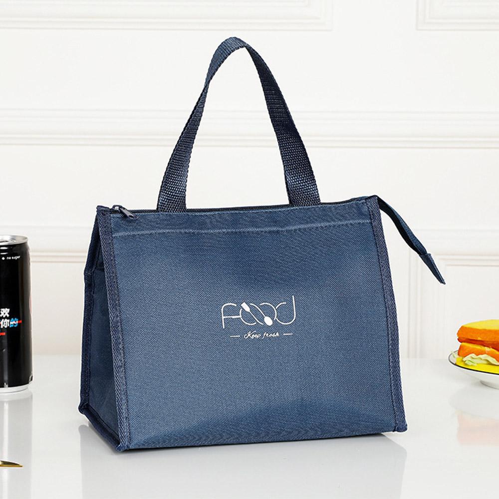 Thermal Insulated Hand Zip Handbags Food Storage Box Food Tote Cooler Bags Picnic Bag Lunch Bags