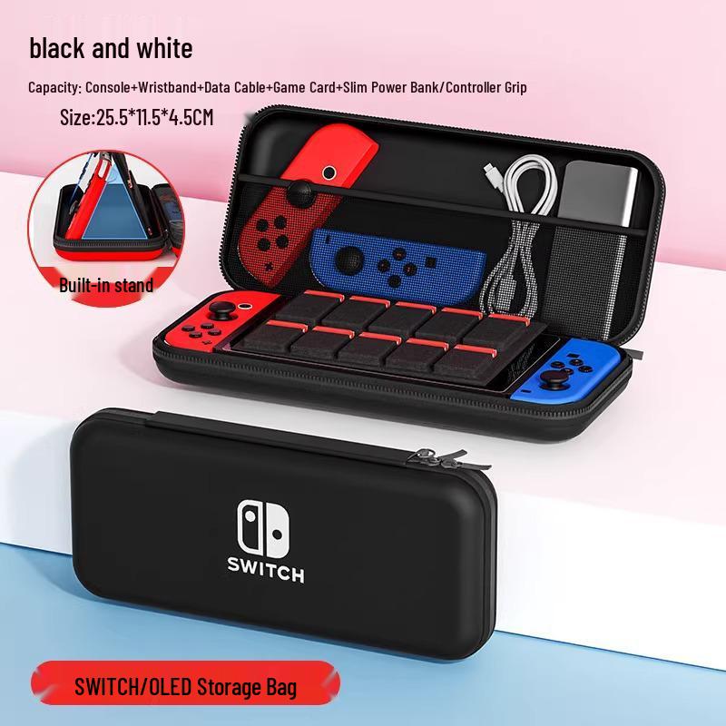 Switch OLED Beskyttende Hardt Skall Oppbevaringsetui for Konsoll og Tilbehør