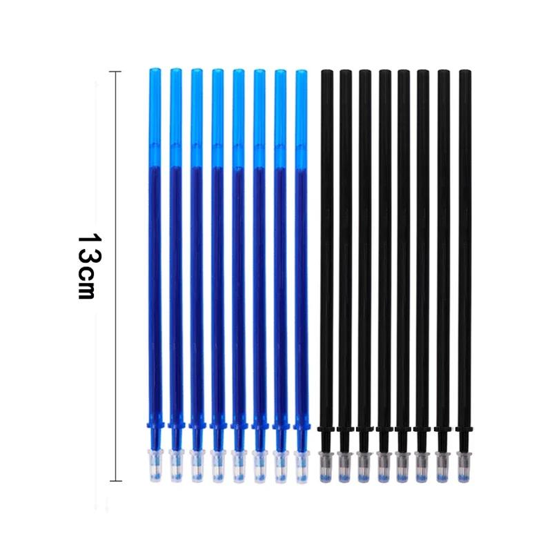 55 Piece Set Erasable Gel Pen 0.5mm Refill Rod Magic Ink Erasable Pen Washable Handle Office School Writing Tools Stationery