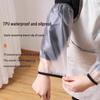 Men's and Women's Waterproof Leather Anti-Dirty Oversleeves - Durable Cuffs for Autumn/Winter Kitchen Use