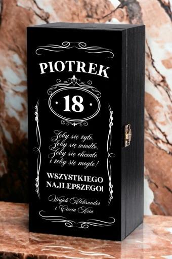 Prezent Na 18 20 30 40 50 60 70 Urodziny Dla Faceta Pudełko Na Whisky