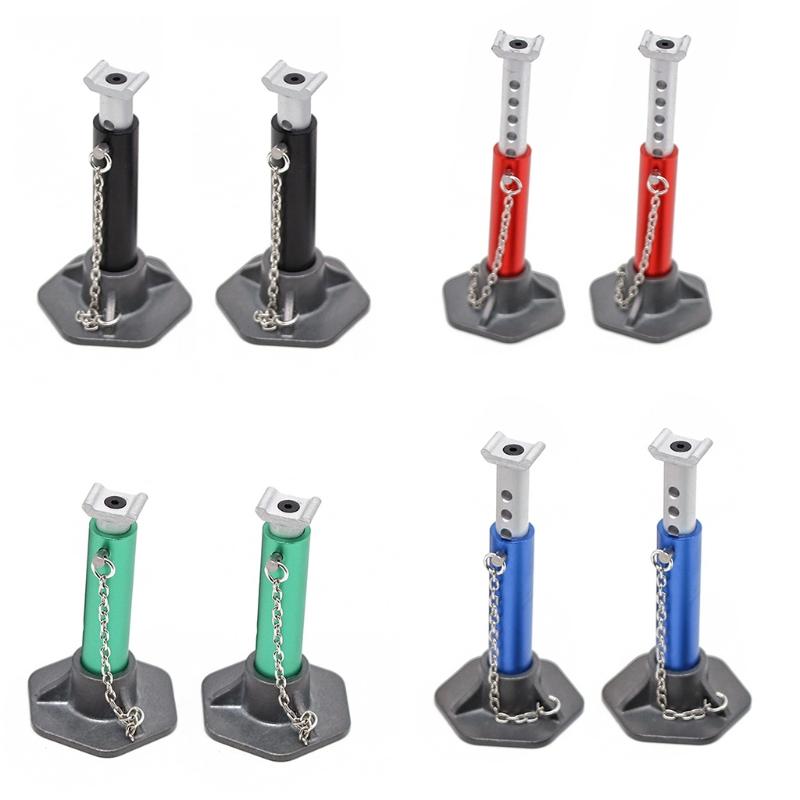Metal Simulation Jack Stand Tool Car Kits RC Model Metal Made Wheel Hub for Car Toy 1/10 Crawler Car Accessories