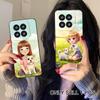 Girl Dog Puppy Matte TPU Mobile Phone Case for Xiaomi 15 14 13 12 Mi 11 T Ultra Lite Pro S X 5G Colorful Printing Cover