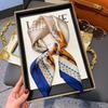 Silk scarf women's neck new scarf with coat 70 small square scarf scarf mother high-end scarf
