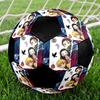 Soccer Ball Colorful Machine Stitched PVC Size 5 Team Training Competition Ready Durable High-Bounce Cool Sports Gift