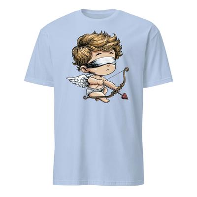 Angel Cupid Shirt Funny Love Is Blind Valentines Day T-Shirt Size S-3XL Gift Tee