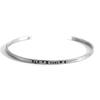 SEWNSWEN SILVER OLD RECYCLING BANGLE