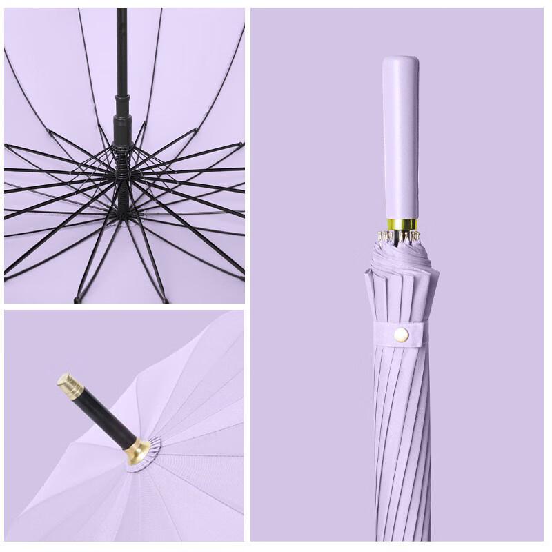 16-Rib Fully Automatic Straight Umbrella with Waterproof Cover